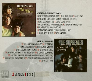 Where Did Our Love Go - I Hear A Symphony (CD)