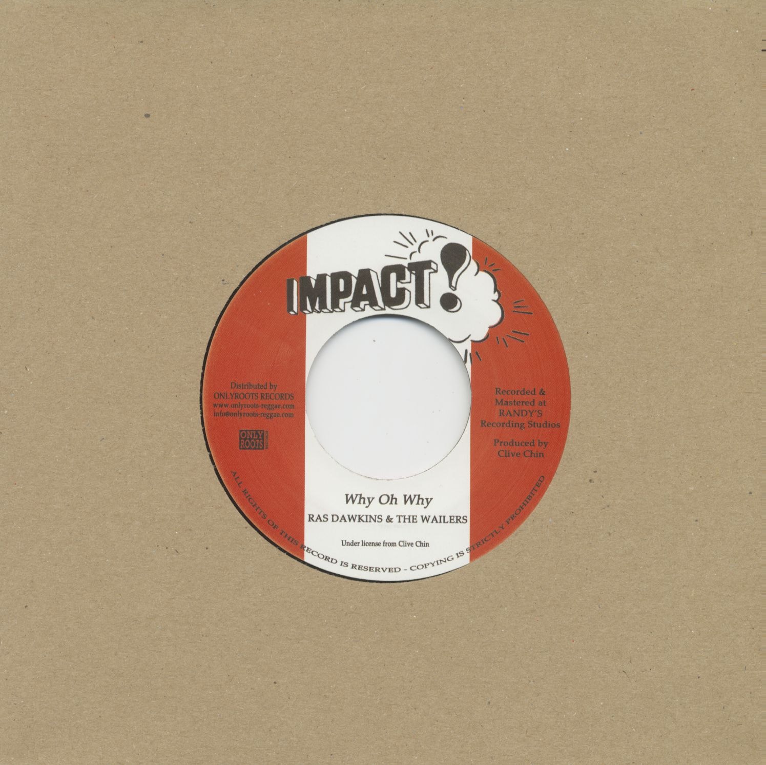 Wailers, The - Why Oh Why (7inch, 45rpm)