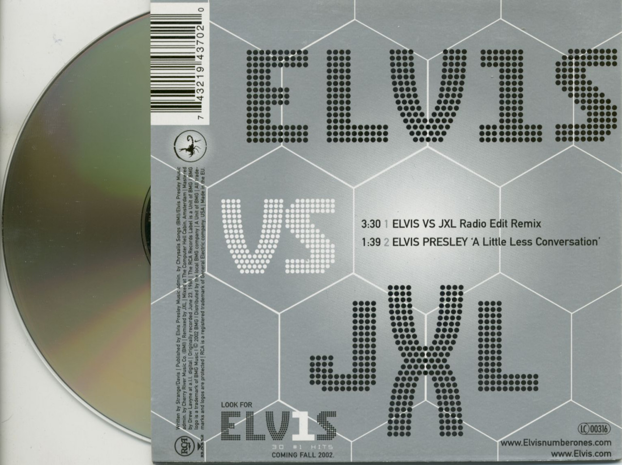 Presley, Elvis - Elvis VS JXL - A Little Less Conversation (CD Single)