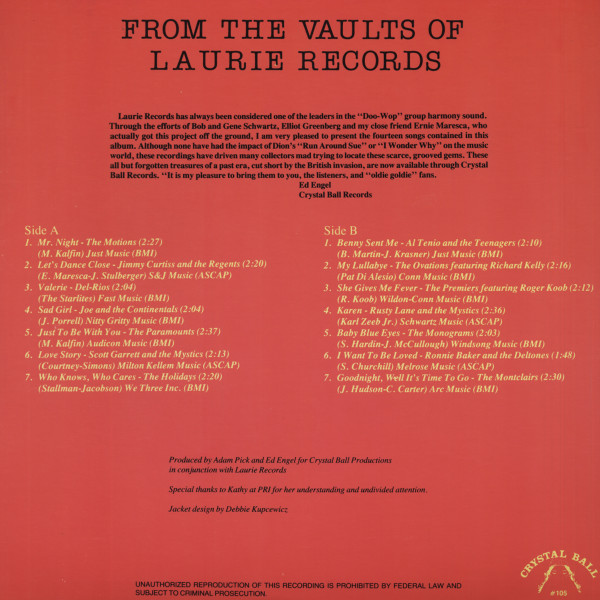 From The Vaults Of Laurie Records (LP)