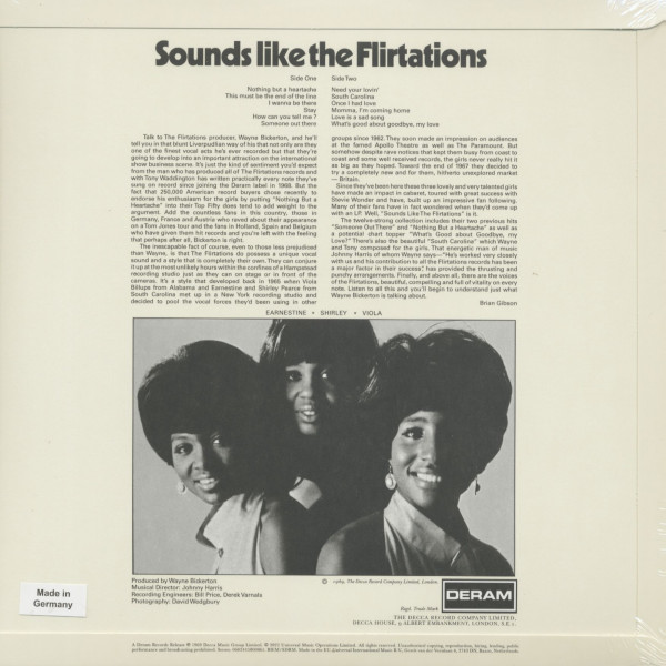 Sounds Like The Flirtations (LP, 180g Vinyl, Ltd.)