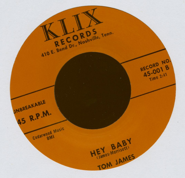 Track Down Baby - Hey Baby (7inch, 45rpm)