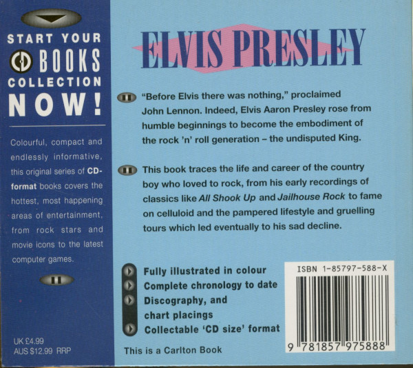 Elvis Presley - CD Book by Dave Roberts