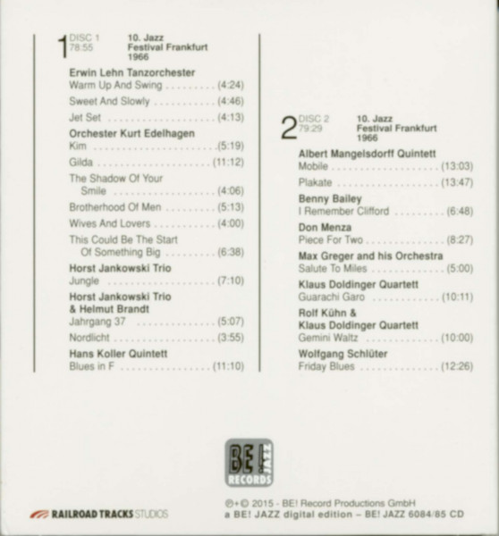 Modern At The German Jazz Festival 1966 (2-CD)
