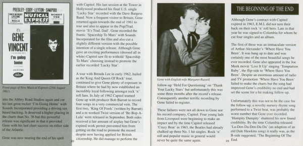 The Gene Vincent Box Set - Complete Capitol & Columbia Recordings 1956-1964 (6-CD)