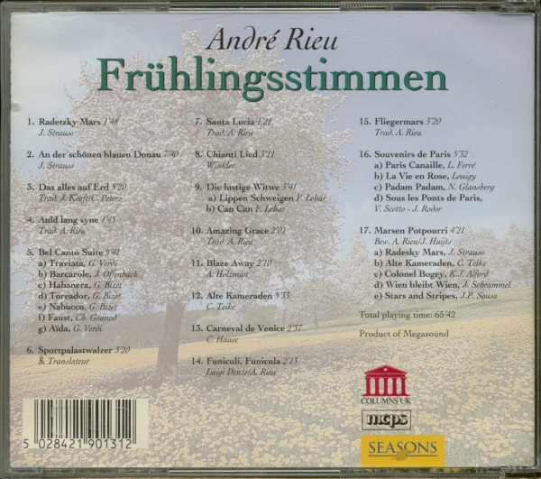 3. Bild von Andre Rieu: Frühlingsstimmen (CD)
