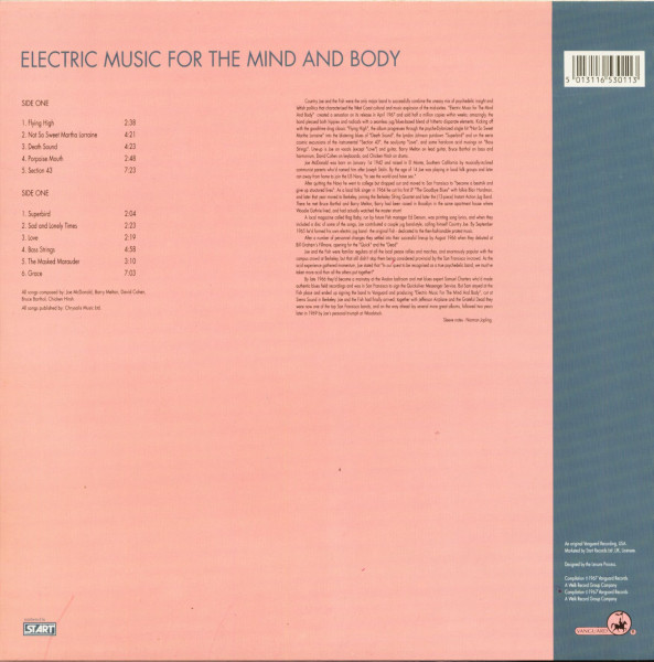 Electric Music For The Mind And Body (LP)