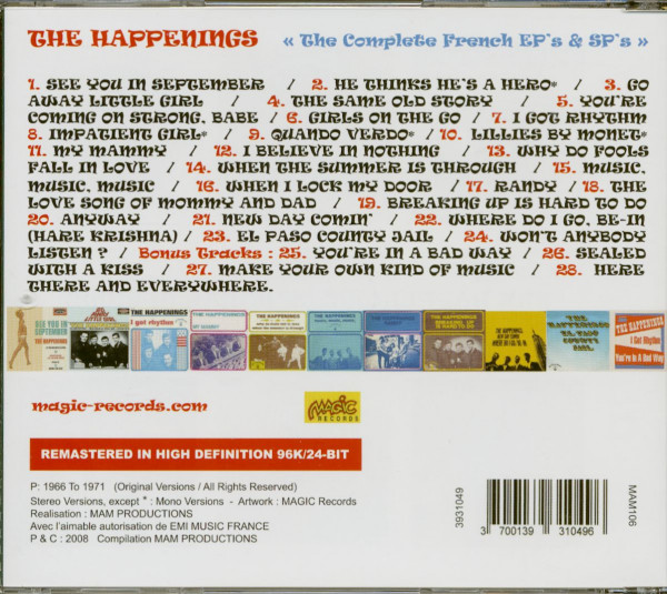 The Complete French EP's & Singles Collection (CD)