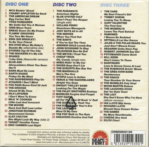Looking For The Magic - American Power Pop In The Seventies (3-CD Box)