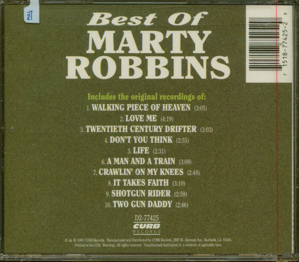 Best Of Marty Robbins (CD)