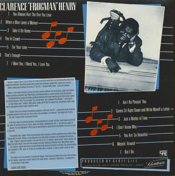 The Legendary Clarence 'Frogman' Henry (LP)