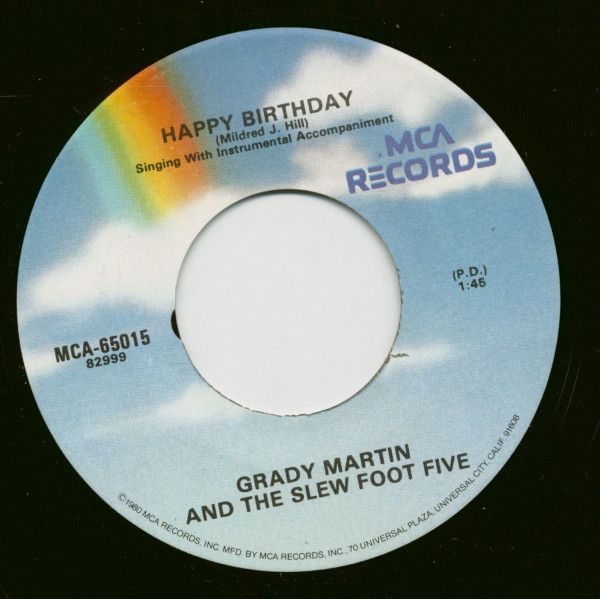 Anniversary Song - Happy Birthday (7inch, 45rpm)