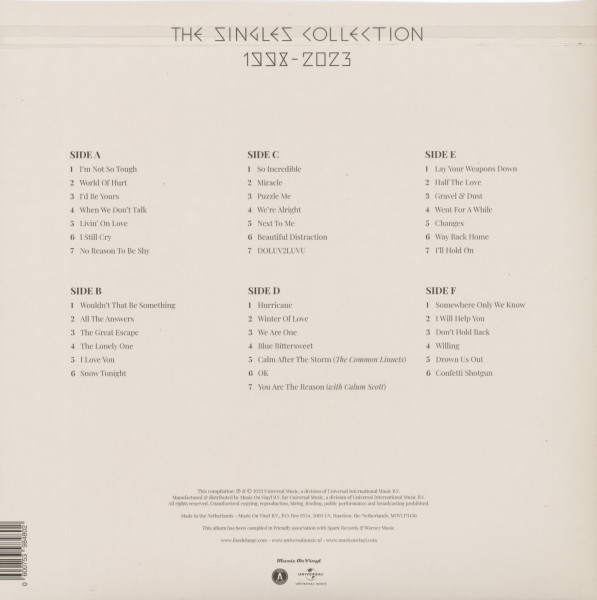 The Singles Collection 1998 - 2023 (3-LP, 180g Vinyl)