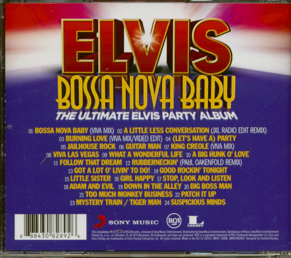 Bossa Nova Baby - The Ultimate Elvis Party Album (CD)