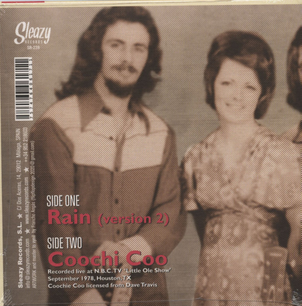 Rain - Coochi Coo (7inch, 45rpm)