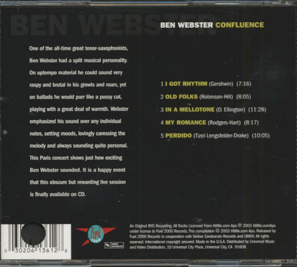 Confluence (CD, Cut-Out)