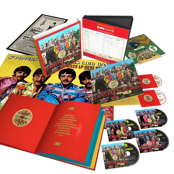 Sgt. Pepper's Lonely Hearts Club Band (50th-Anniversary-Edition) (4-CD,1-Blu-ray, 1-DVD)