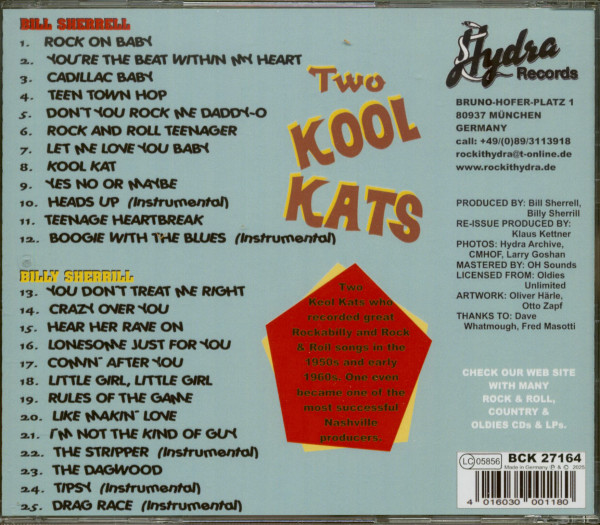 Kool Katz - Bill Sherrell meets Billy Sherrill (CD)