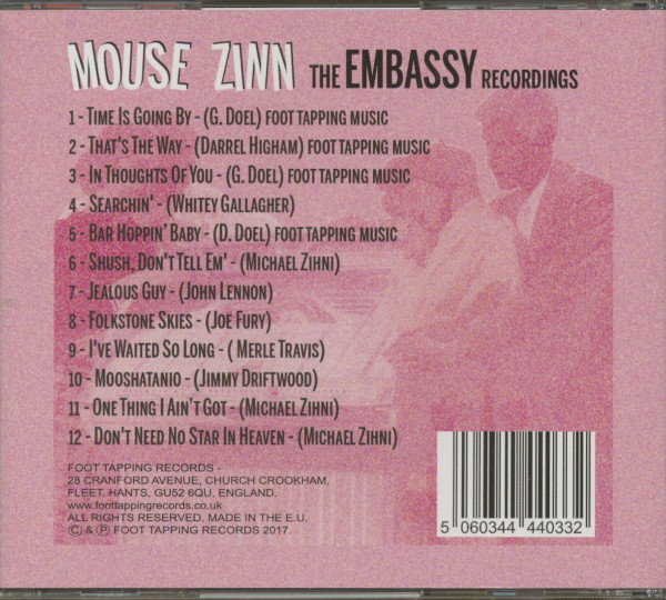 The Embassy Recordings (CD)