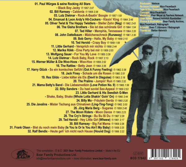 3. Bild von Various Artists: Rockin' With The Krauts - Real Rock 'n' Roll Made In Germany (CD), Vol. 2