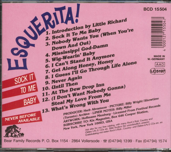 Sock It To Me Baby (CD)