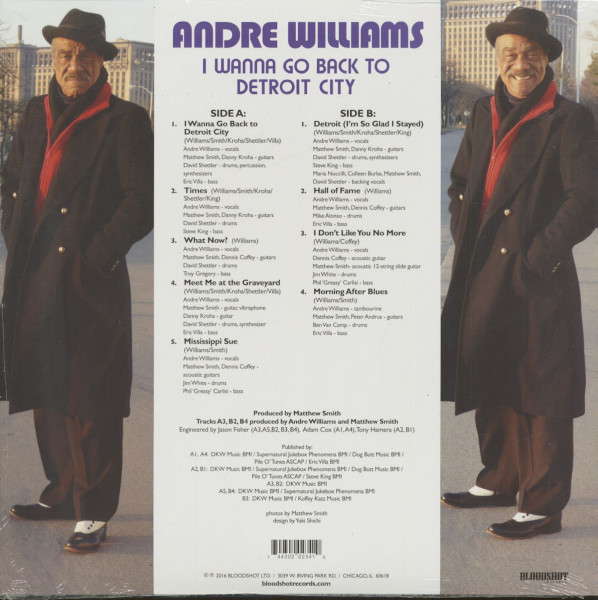 I Wanna Go Back To Detroit City (LP)