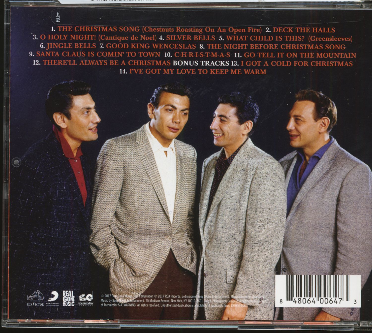The Ames Brothers CD There'll Always Be A Christmas 60th Anniversary