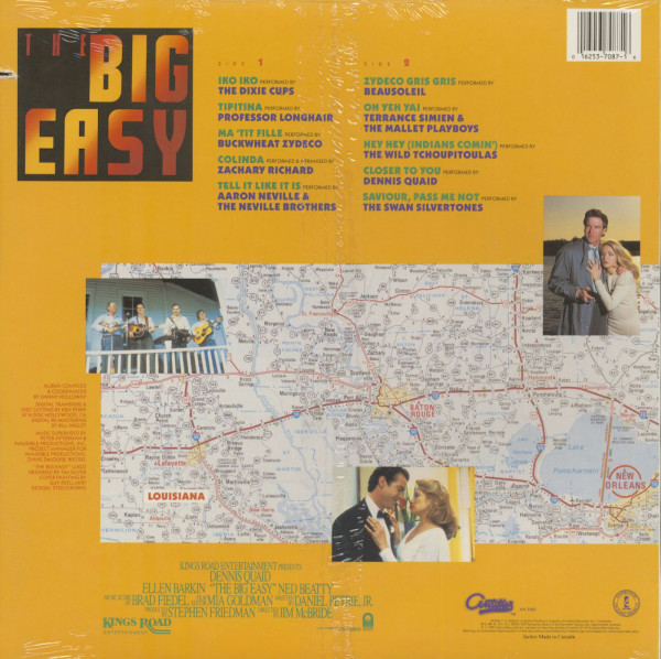 The Big Easy - Soundtrack (LP, Cut-Out)