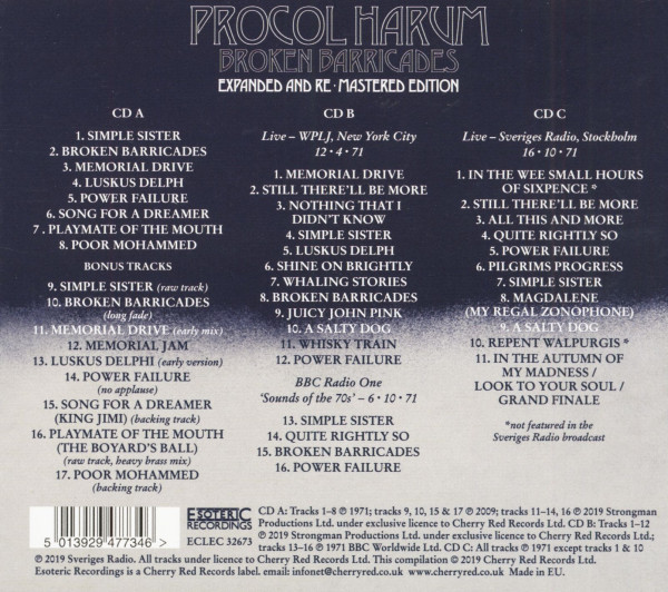 Broken Barricades (3-CD)