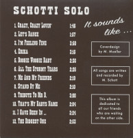Vorschau: Schotti Solo - It Sounds Like ... (CD) Vorschau: Schotti Solo - It Sounds Like ... (CD)