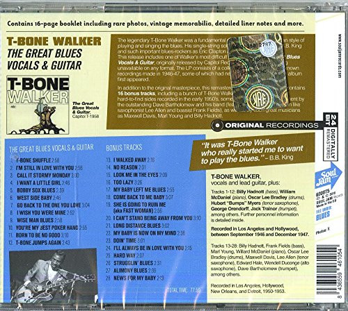 The Great Blues Vocals & Guitar (CD)