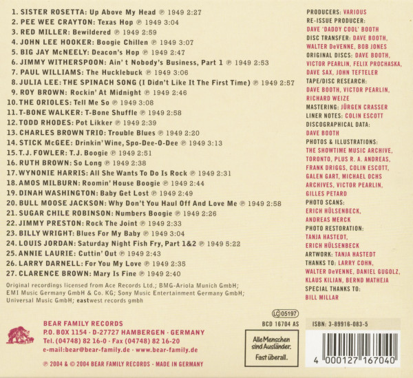 1949 - 27 R&B Classics That Rocked The Jukebox (CD)