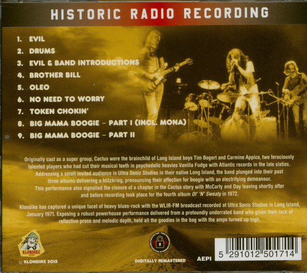 Long Island New York, 1971 (CD)