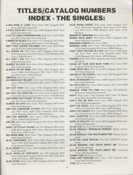 Jerry Osborne's Rockin' Records Special Elvis Edition