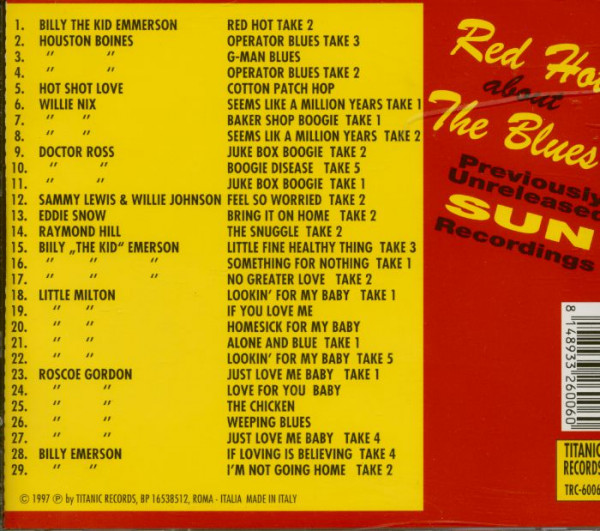Red Hot About The Blues (CD)