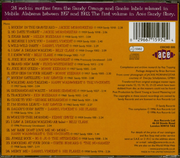 Gulf Coast Grease - Sandy Records of Mobile Alabama (CD)