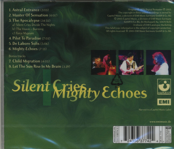 Silent Cries And Mighty Echoes (CD)