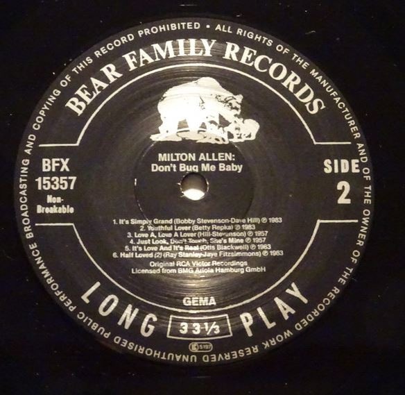 Don't Bug Me Baby (LP)