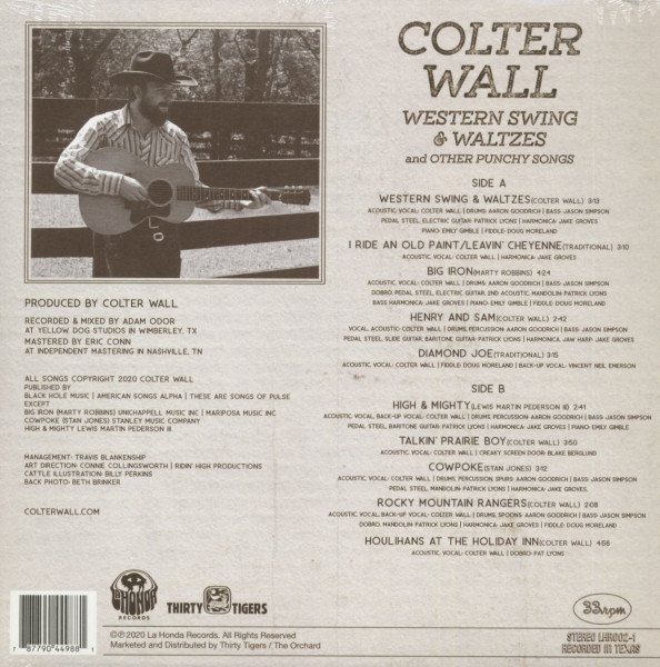 Western Swing & Waltzes And Other Punchy Songs (LP)