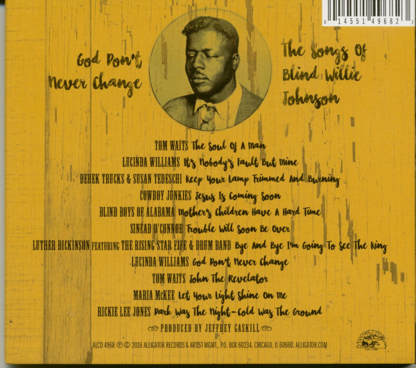 God Don't Never Change - The Songs Of Blind Willie Johnson (CD)