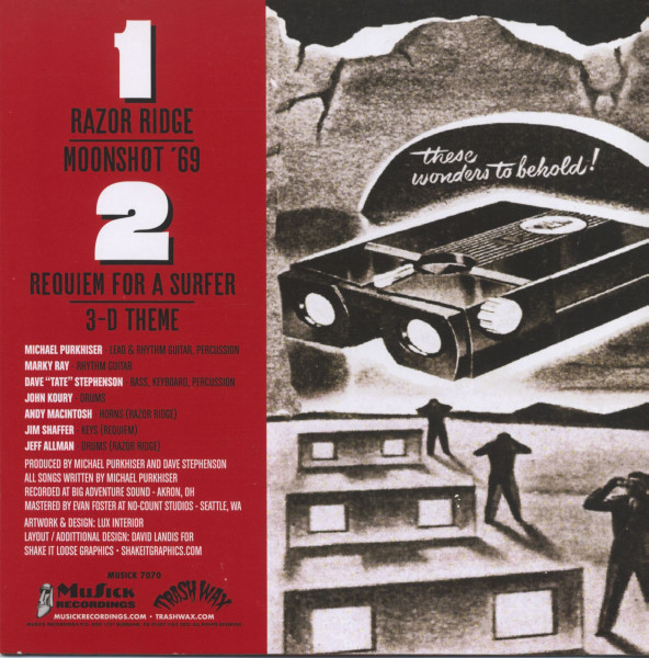 3-D (7inch, colored Vinyl, EP, 33rpm)