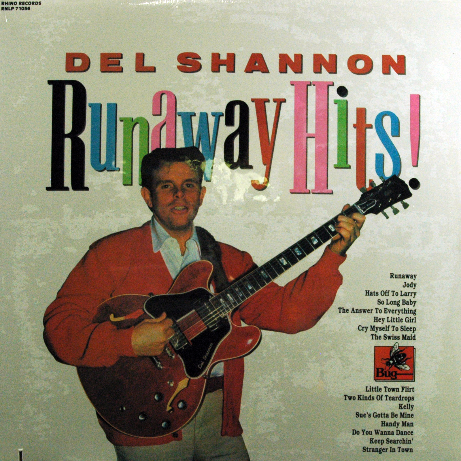 Del Shannon LP Runaway Hits Bear Family Records